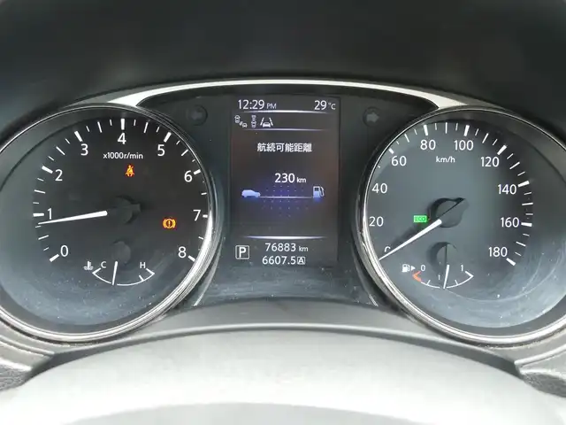 日産 エクストレイル 20Xt エマージェンシーブレーキ 石川県 2016(平28)年 7.7万km ダイヤモンドブラック 215/65R17/エマージェンシーブレーキ/パワーバックドア/カブロンシート/前席シートヒーター/純正SDナビ/ワンセグTV/【DVD/CD再生機能　Bluetooth接続】/アラウンドビューモニター/ドライブレコーダー/革巻きステアリング/ステアリングスイッチ/ETC/LEDヘッドライト/フォグライト/ウインカーミラー/コーナーセンサー/純正17インチアルミホイル/インテリジェントキー