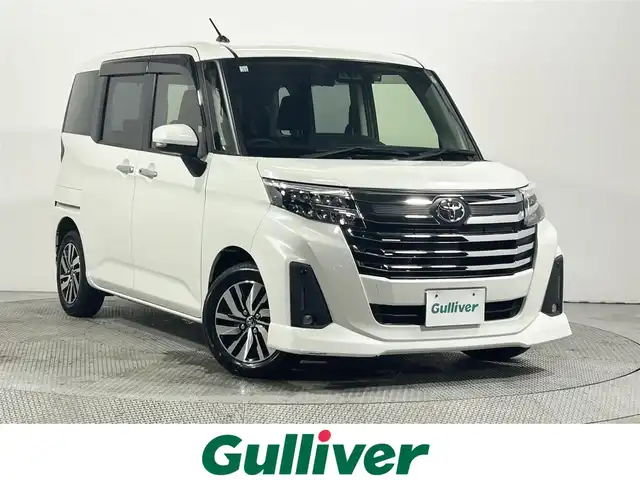 トヨタ ルーミー カスタムG 大阪府 2020(令2)年 4.4万km パールホワイトⅢ 純正ナビ　レーダークルコン　衝突軽減　バックカメラ　ＥＴＣ　ドラレコ　シートヒーター　レーンアシスト　アイドリングストップ　オートライト　ＬＥＤヘッドライト　スマートキー　オートエアコン　フォグランプ