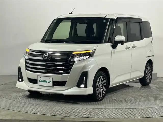 トヨタ ルーミー カスタムG 大阪府 2020(令2)年 4.4万km パールホワイトⅢ 純正ナビ　レーダークルコン　衝突軽減　バックカメラ　ＥＴＣ　ドラレコ　シートヒーター　レーンアシスト　アイドリングストップ　オートライト　ＬＥＤヘッドライト　スマートキー　オートエアコン　フォグランプ
