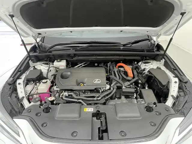 レクサス ＮＸ 350h Fスポーツ 茨城県 2023(令5)年 4.1万km ホワイトノーヴァガラスフレーク 純正ナビ/・バックカメラ（全方位）/・フルセグテレビ/・Bluetooth接続/・USB入力端子/・HDMI/ETC/ドライブレコーダー/電動リアゲート/クルーズコントロール/パノラマルーフ/ヘッドアップディスプレイ/オレンジキャリパー/スマートキー（スペアキーあり）/ブラインドスポットモニター/マークレビンソン（スピーカー）/コーナーセンサー/スマートルームミラー/パワーシート/レザーシート/４WD/MTモード付AT/純正アルミホイール/ABS/三眼LEDヘッドライト/・オートライト/レーンアシストキープ/横滑り防止装置/盗難防止装置/衝突被害軽減システム/カーテンエアバッグ