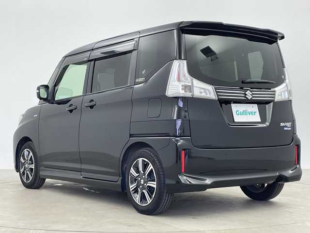 スズキ ソリオ バンディット HV MV 鹿児島県 2019(平31)年 4.9万km スーパーブラックパール スズキセーフティサポート　/ディーラーＯＰナビ/（フルセグ/Bluetooth/CD/DVD）　/全方位カメラ　/ナビ連動ドライブレコーダー　/パドルシフト　/両側パワースライドドア　/レーダークルーズコントロール　/オートハイビーム　/サンシェード　/ステアリングリモコン/ハンズフリー/アイドリングストップ/コーナーセンサー/LEDヘッドライト