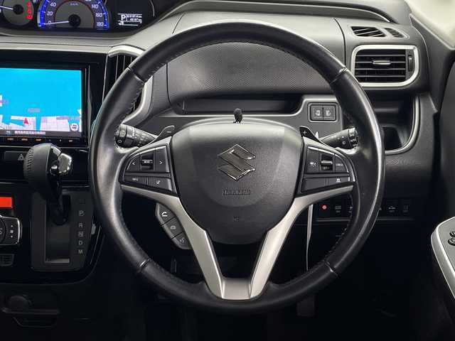 スズキ ソリオ バンディット HV MV 鹿児島県 2019(平31)年 4.9万km スーパーブラックパール スズキセーフティサポート　/ディーラーＯＰナビ/（フルセグ/Bluetooth/CD/DVD）　/全方位カメラ　/ナビ連動ドライブレコーダー　/パドルシフト　/両側パワースライドドア　/レーダークルーズコントロール　/オートハイビーム　/サンシェード　/ステアリングリモコン/ハンズフリー/アイドリングストップ/コーナーセンサー/LEDヘッドライト