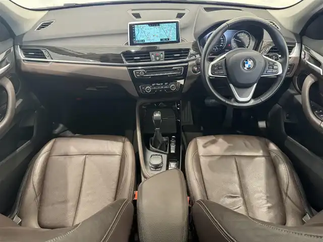 ＢＭＷ Ｘ１ xDrive 18d xライン 熊本県 2018(平30)年 5.8万km 白 純正HDDナビ（CD/Bluetooth、社外地デジ）/バックカメラ/ACC/茶革シート/パワーシート/シートヒーター/パワーバックドア/コーナーセンサー/純正18インチアルミホイール/LEDヘッドライト/ミラー一体型ETC