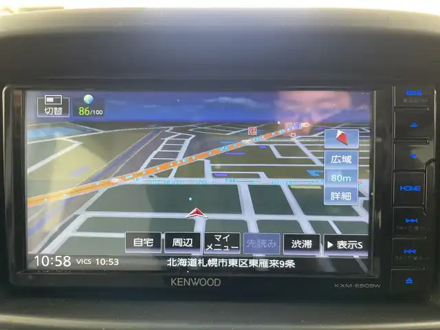 スズキ エブリイ PA リミテッド 道央・札幌 2024(令6)年 0.6万km クールカーキPM ・４WD/デュアルカメラブレーキサポート/・社外ナビ（KXM-E505W)/・DVD.CD.USB.SD.フルセグ/・バックカメラ /・両側スライドドア/・前後ドライブレコーダー/・オートライト/・積込スタッドレスタイヤ有/・キーレス