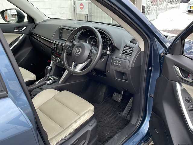 マツダ ＣＸ－５ XD 2013アニバーサリー 福島県 2014(平26)年 7.6万km ブルーリフレックスマイカ 純正ナビ　ＢＯＳＥプレミアムサウンド　バックＣ　フルセグ　ビルドインＥＴＣ　メモリ付きパワーシート　ホワイトレザーシートヒーター　純正１９ＡＷ　クルーズコントロール　オートＨＩＤライト　フォグランプ