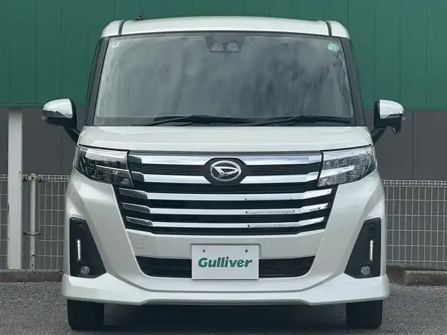 ダイハツ トール カスタムG ターボ 千葉県 2024(令6)年 0.3万km パールホワイトⅢ 社外SDナビ/レーダークルーズコントロール/両側パワースライドドア/ワンオーナー/ドライブレコーダー/ETC/バックカメラ/オートライト/LEDヘッドライト/ワンセグTV/BT/USB/プッシュスタート/スマートキー/純正フロアマット