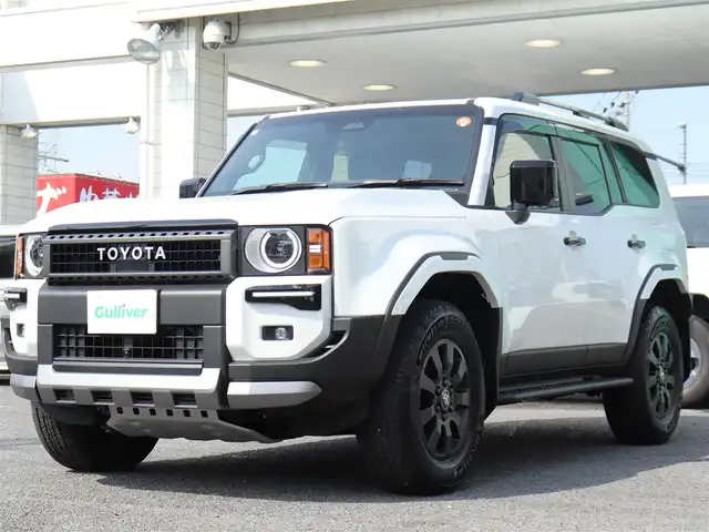 トヨタ ランドクルーザー ２５０ ZX ファーストエディション 神奈川県 2024(令6)年 0.4万km プラチナホワイトパールマイカ ワンオーナー /純正メモリナビ/フルセグテレビ/バックカメラ/全周囲カメラ/コーナーセンサー/ウィンカーミラー/JBLスピーカー/クルーズコントロール/サンルーフ/ドアバイザー/プッシュスタート/ETC2.0/100V電源/純正18インチAW/純正フロアマット/モデリスタ /オーバーフェンダー/シグネチャーイルミブレード/バックドアガーニッシュ/フロントアンダーカバー/フロントバンパーガード/リアバンパーガーニッシュ/リアバンパーステップガード/保証書/取説/スペアキー×1