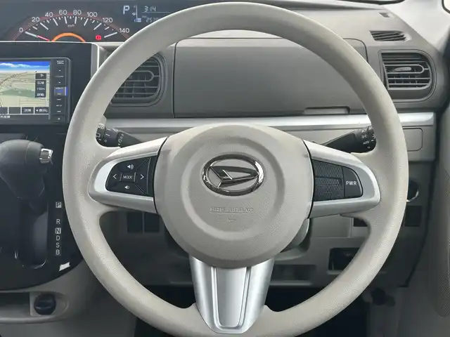 ダイハツ タント X SA Ⅲ 埼玉県 2019(平31)年 2.6万km パールホワイトⅢ 登録時25389km/ワンオーナー/純正ナビ(FM/AM/フルセグTV/BT)/Bカメラ/片側パワースライドドア/運転席シートヒーター/純正フロアマット/純正ドアバイザー/レーンキープアシスト/ＥＴＣ/ドライブレコーダー（前）/オートライト/オートマチックハイビーム/ステアリングスイッチ/スペアキー1本/スマートキー/Pスタート/保証書/車両/ナビ取扱説明書