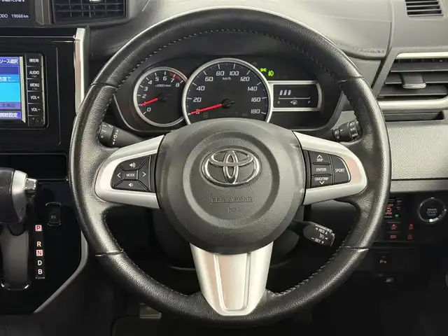 トヨタ ルーミー カスタムG－T 愛知県 2019(令1)年 2万km パールホワイトⅢ スマートアシスト/純正SDナビ/・ワンセグ/・Bluetooth/クルーズコントロール/ドライブレコーダー/両側パワースライドドア/純正フロアマット/純正アルミホイール/後席サンシェード/ステアリングリモコン/革巻きステアリング/ビルトインETC/LEDライト/フォグランプ