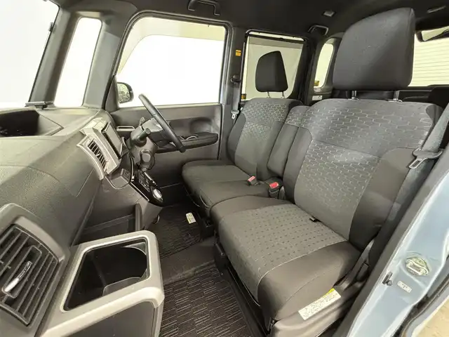 ダイハツ ウェイク G ターボ SA Ⅲ 滋賀県 2018(平30)年 3.5万km ミストブルーマイカメタリック 社外7インチナビ/【Bluetooth/CD/DVD/フルセグTV】/バックカメラ/衝突軽減ブレーキ/両側パワースライドドア/LEDヘッドライト/オートライト/オートマチックハイビーム/ETC/ドアバイザー/純正フロアマット/後席サンシェード/プッシュスタート/スマートキー/ステアリングリモコン