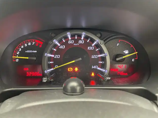 ダイハツ コペン エクスプレイ S 滋賀県 2017(平29)年 3.3万km マタドールレッドP 5速MT/社外ナビ機能付10インチディスプレイオーディオ/【Bluetooth/Apple CarPlay/Android Auto】/バックカメラ/D/Nシートヒーター/LEDヘッドライト/デジタルインナーミラー/ETC/レザー調シートカバー/プッシュスタート/スマートキー