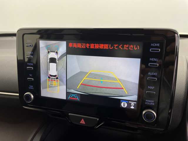 トヨタ ヤリスクロス ハイブリッド Z 鹿児島県 2020(令2)年 5.2万km パール メーカーナビ/（Bluetooth/フルセグ/AM/FM）　/全方位カメラ　/前後ドライブレコーダー　/レーダークルーズコントロール　/ハーフレザーシート　/シートヒーター　/パワーシート　/コーナーセンサー　/レーンキープアシスト　/オートハイビーム　/ＬＥＤヘッドライト/社外レーダー探知機/ステアリングリモコン/電動パーキングブレーキ/純正フロアマット/保証書/取扱説明書