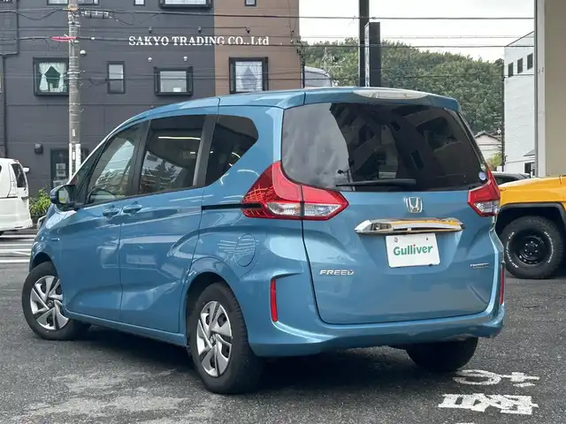 ホンダ フリード ハイブリット G ホンダセンシング 静岡県 2019(平31)年 3.9万km ブルーホライゾンM ワンオーナー/純正ナビ/フルセグTV/DVD/CD/SD/MSV/BT/バックカメラ/両側パワースライドドア/衝突軽減ブレーキ/レーンキープアシスト/レーダークルーズコントロール/前後ドライブレコーダー/ステアリングスイッチ/ビルトインETC/LEDヘッドライト/スマートキー×2/保証書/取扱説明書/ナビ取扱説明書