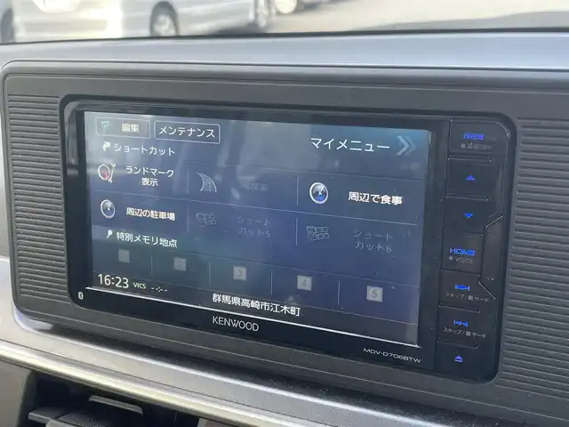 ダイハツ キャスト アクティバ X SAⅢ 群馬県 2019(令1)年 2.7万km スプラッシュブルーM 社外ナビ(MDV-D706BTW)/CD・DVD・SD・USB/Bluetooth・フルセグTV/ドライブレコーダー/ETC/横滑り防止装置/衝突軽減ブレーキ/アイドリングストップ/オートライト/オートハイビーム/純正フロアマット/取説・保証書/スマートキー×2