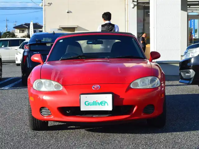 マツダ ロードスター SP 栃木県 2002(平14)年 13.5万km クラシックレッド 社外オーディオ/[CD/AM/FM]/純正マット/ABS/ソフトトップ