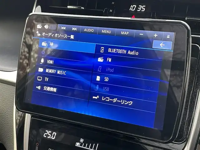 トヨタ ハリアー エレガンス 静岡県 2018(平30)年 6.4万km ホワイトパールクリスタルシャイン トヨタセーフティセンス　/サンルーフ　/モデリスタエアロ　/社外９型ナビ　/地デジ　/Ｂカメラ　/半革シート　/Ｄ席ＰＷシート　/オートハイビーム　/ETC/社外18インチAW/スペアキー