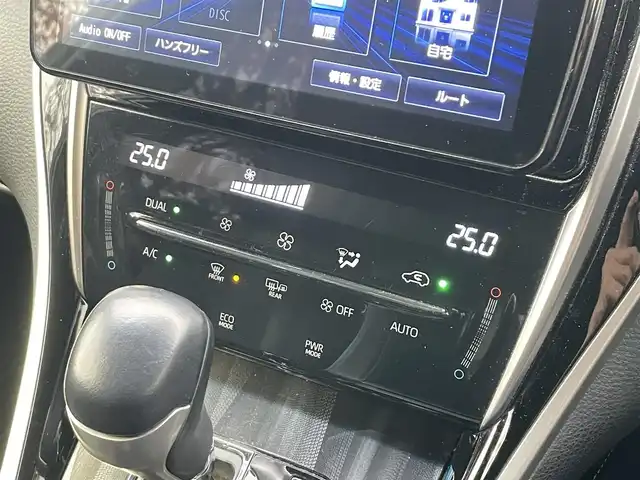 トヨタ ハリアー エレガンス 静岡県 2018(平30)年 6.4万km ホワイトパールクリスタルシャイン トヨタセーフティセンス　/サンルーフ　/モデリスタエアロ　/社外９型ナビ　/地デジ　/Ｂカメラ　/半革シート　/Ｄ席ＰＷシート　/オートハイビーム　/ETC/社外18インチAW/スペアキー