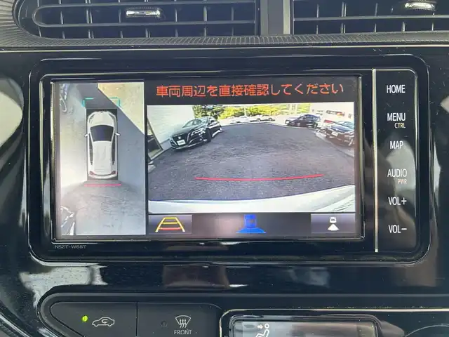 トヨタ アクア クロスオーバー 長崎県 2019(令1)年 8.1万km シルバーM 純正SDナビ/プッシュスタート/衝突軽減ブレーキ/前方ドライブレコーダー/全方位カメラ/ステアリングスイッチ/純正フロアマット/純正アルミホイール/ハーフレザーシート/LDA/ドアバイザー/オートライト/ETC/コーナーセンサー