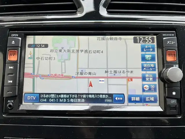 日産 セレナ ハイウェイスター Vセレクション 大阪府 2012(平24)年 2.4万km ブリリアントシルバー ワンオーナー/純正ナビ/ （フルセグTV/BT/CD/DVD）/後席モニター/バックモニター/横滑り防止装置/フォグランプ/ドライブレコーダー/ETC/電動格納ミラー/プッシュスタート/保証書/取扱説明書/スマートキー