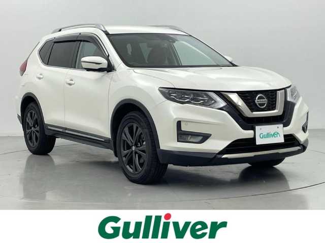 日産 エクストレイル 20Xi レザーED Vセレクション 熊本県 2020(令2)年 3万km ブリリアントホワイトパール ワンオーナー/禁煙車/4WD/プロパイロット/カロッツエリア9インチディスプレイオーディオ/　(AM/FM/Bluetooth/ipod)/アラウンドビューモニター/バックカメラ/運転支援機能/・エマージェンシーブレーキ/・踏み間違い衝突防止/・前方衝突予測/・後側方車両検知/・車線逸脱警報/防止支援/・後退時車両検知/・ふらつき警報/・進入禁止標識検知/・クルーズコントロール/・オートライト/・ハイビームアシスト/・横滑り防止機能/・クリアランスソナー/・コーナーセンサー/ヒルディセントコントロール/純正18インチアルミホイール/パワーバックドア/ルーフレール/ミラーヒーター/インテリジェントルームミラー/茶色レザーシート/前後ドライブレコーダー/ETC/ステアリングスイッチ/パワーシート(D/N)/ランバーサポート/シートヒーター(全席)/純正フロアマット/アクセサリーソケット×3/ISOFIX/スペアキー×1/保証書/取扱説明書/ナビ取扱説明書