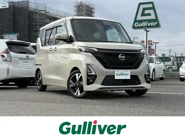 日産 ルークス HWS Gターボ プロパイロットED 大分県 2020(令2)年 2.2万km フローズンバニラパール ・純正ナビ(CD/DVD/BT/SD/USB)/・アラウンドビューモニター/・フルセグテレビ/・エマージェンシーブレーキ/・レーンキープアシスト/・コーナーセンサー/・ブラウンシート/・ドライブレコーダー/・ETC/・ブレーキホールド/・両側パワースライドドア/・スマートキー/・プッシュスタート/・純正アルミホイール