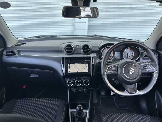スズキ スイフト RS 高知県 2017(平29)年 8.1万km スピーディーブルーM ワンオーナー/純正ナビ/ETC/クルーズコントロール/フルセグ/5足MT/Bluetooth接続/バックカメラ/スマートキー/純正フロアマット/シートヒーター/純正アルミホイール車載/純正マフラー車載/プッシュスタート