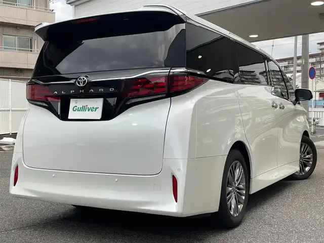 トヨタ アルファード Z 愛知県 2024(令6)年 1.6万km ホワイトパールクリスタルシャイン ワンオーナー/サンルーフ/純正SDナビ（BT.TV.AM.FM）/フルセグナビ/デジタルインナーミラー/バックカメラ/パワーシート/シートヒーター/エアシート/社外前後ドラレコ/トヨタセーフティセンス/ブレーキホールド/クルーズコントロール/両側パワースライドドア/置くだけ充電/ビルトインETC/純正AW/純正フロアマット/オットマン