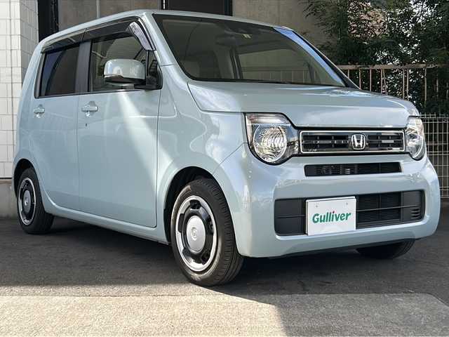 ホンダ Ｎ ＷＧＮ L 徳島県 2023(令5)年 2.9万km フィヨルドミストパール 純正オーディオ/Bluetooth/CD/地デジTV/バックカメラ/純正フロアマット/純正ホイールキャップ/シートヒーター　D＋N席/クリアランスソナー/ナノイー/電格ウィンカーミラー