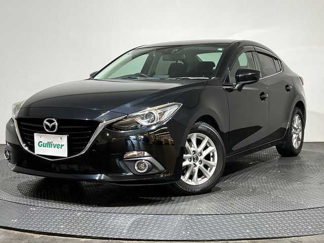 マツダ アクセラ 15S 愛媛県 2015(平27)年 8.5万km ジェットブラックマイカ Bluetooth/AM/FM/DVD/バックカメラ/ETC/MT付きAT/クルーズコントロール/純正16インチアルミホイール/オートライト