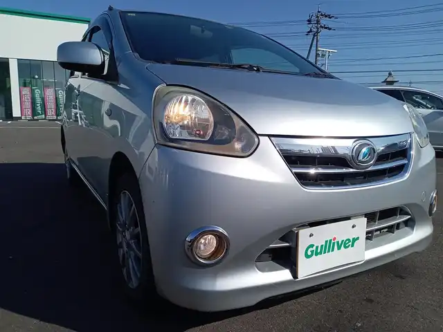 ダイハツ ミラ イース Xf メモリアルエディション 福井県 2012(平24)年 13.3万km ブライトシルバーメタリック エコアイドル/カーオーディオ（FM/AM/CD/AUX）/マニュアルエアコン/ハロゲンライト/フロントフォグランプ/ライトレベライザー/リモコンキー