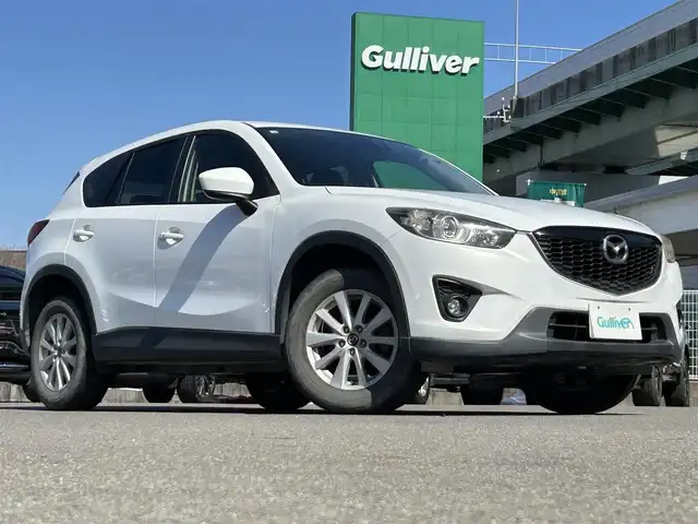 マツダ ＣＸ－５ 20S 愛知県 2014(平26)年 12.6万km クリスタルホワイトパールマイカ マツダ純正ナビ【CA9PB】/（AM/FM/CD/DVD/SD/BT/フルセグ）/ETC/アイドリングストップ/アダプティブフロントライティングシステム/リアビークルモニタリングシステム/フロントフォグライト/クルーズコントロール/純正17インチアルミホイール/HIDヘッドライト/スマートキー