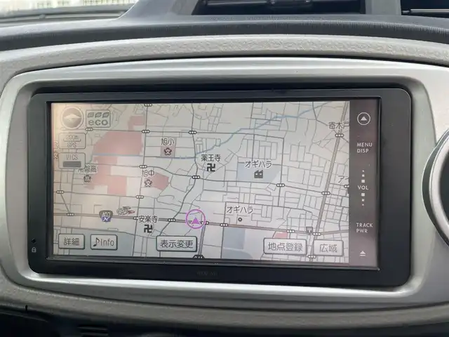 トヨタ ヴィッツ F 群馬県 2012(平24)年 7.4万km ホワイトパールクリスタルシャイン ワンオーナー/純正SDナビ　NSDD-W61/　（CD DVD ワンセグTV FM AM）/ETC/電格ウィンカーミラー/レベライザー/純正フロアマット/純正ドアバイザー/取扱説明書/保証書