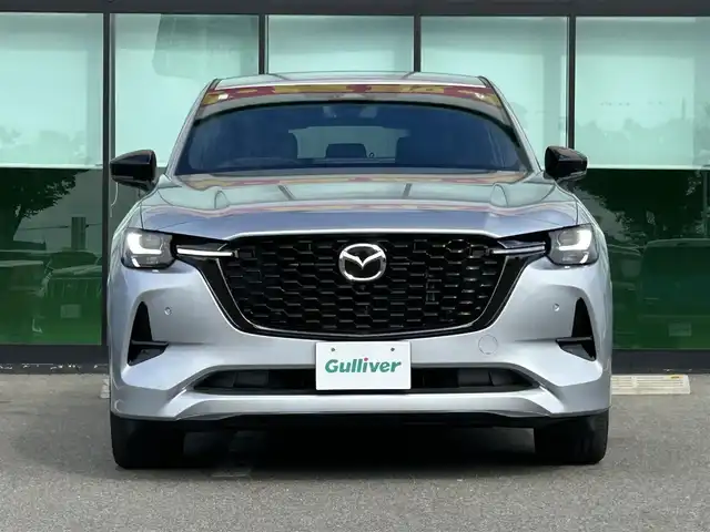 マツダ ＣＸ－６０ XD HV エクスクルーシブスポーツ 和歌山県 2023(令5)年 0.4万km ソニックシルバーM BOSEプレミアムサウンド/純正ナビ/フルセグTV/360°モニター/衝突軽減ブレーキ/レーダークルーズコントロール/ブラインドスポットモニター/ヘッドアップディスプレイ/パワーバックドア/パワーシート/ポジションメモリー/シートヒーター/ETC/純正フロアマット/純正アルミホイール/LEDヘッドライト/フォグランプ/オートライト