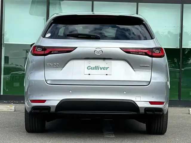 マツダ ＣＸ－６０ XD HV エクスクルーシブスポーツ 和歌山県 2023(令5)年 0.4万km ソニックシルバーM BOSEプレミアムサウンド/純正ナビ/フルセグTV/360°モニター/衝突軽減ブレーキ/レーダークルーズコントロール/ブラインドスポットモニター/ヘッドアップディスプレイ/パワーバックドア/パワーシート/ポジションメモリー/シートヒーター/ETC/純正フロアマット/純正アルミホイール/LEDヘッドライト/フォグランプ/オートライト