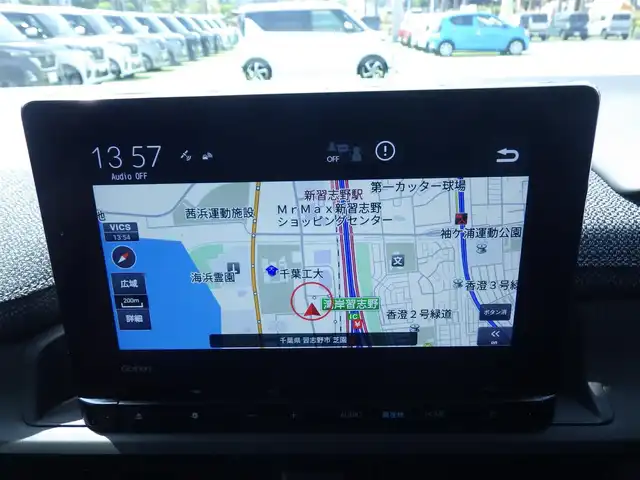 ホンダ ステップワゴン eHEV エアー 千葉県 2024(令6)年 0.3万km フィヨルドミストパール 登録時走行距離2533km/ワンオーナー/純正メモリナビ/（DVD/フルセグTV/Bluetooth/MSV）/バックカメラ/AppleCarPlay/フリップダウンモニター/ETC/両側パワースライドドア/HONDA SENSING/・アダプティブクルーズコントロール（ACC）/・衝突軽減ブレーキ（CMBS）/・車線維持支援システム（LKAS）/・誤発進抑制機能/・先行車発進お知らせ機能/・オートハイビーム/・標識認識機能/純正LEDヘッドライト/純正16インチアルミホイール/スマートキー/スペアキー1本/保証書/取扱説明書