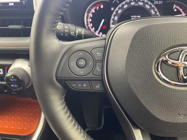 トヨタ ＲＡＶ４ アドベンチャー 岐阜県 2022(令4)年 3.6万km アティチュードブラックマイカ 純正9インチSDナビ/CD/DVD/Bluetooth/フルセグTV/バックカメラ/ビルトインETC2.0/トヨタセーフティセンス/プリクラッシュセーフティシステム/レーントレーシングアシスト/オートハイビーム/レーダークルーズコントロール/ブラインドスポットモニター/ロードサインアシスト/リアクロストラフィックアラート/パーキングサポートブレーキ/レザーシート/シートヒーター/エアシート/パワーシート/シートメモリ/革巻きステアリング/ステアリングヒーター/ステアリングリモコン/オートLEDヘッドライト/フォグランプ/プッシュスタート/スマートキー/前後ドライブレコーダー/ルーフレール