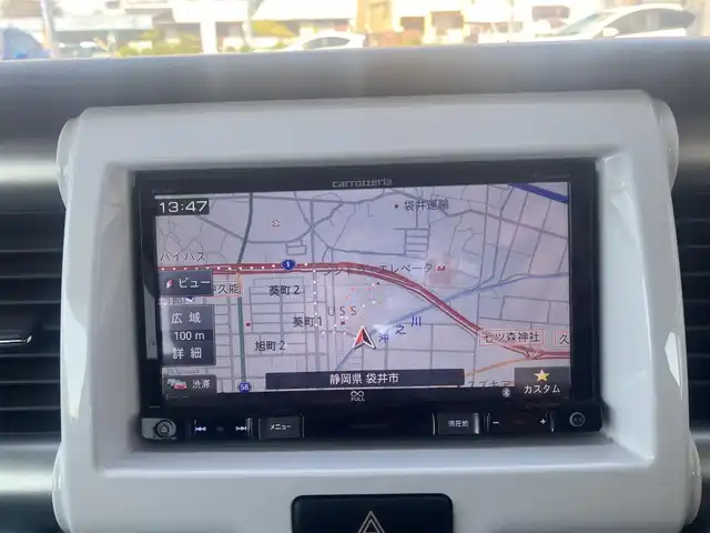 スズキ ハスラー G 愛知県 2015(平27)年 5.1万km フェニックスレッドパール/ブラック 4WD&5速ＭＴ車/carrozzeriaメモリーナビ/DVDビデオ&CD/地デジ　フルセグ/Bluetoothオーディオ/キーレスエントリー/アイドルストップ/シートヒーター
