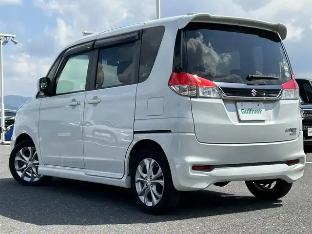 スズキ ソリオ バンディット DJE 島根県 2015(平27)年 11.1万km パールホワイト 4WD/レーダーブレーキ/社外ナビ/CD/DVD/DTV/Bluetooth/両側パワースライドドア/クルーズコントロール/ステアリングスイッチ/スマートキー/プッシュスタート /純正フロアマット/純正ドアバイザー/HIDオートライト/アイドリングストップ