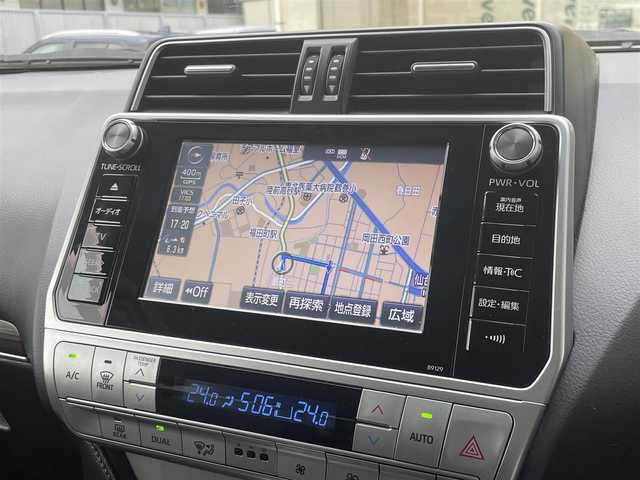 トヨタ ランドクルーザー プラド TX Lパッケージ 宮城県 2018(平30)年 9.1万km ホワイトパールクリスタルシャイン 7人乗り/純正メーカーOPナビ/フルセグTV/Bluetooth/パノラミックビューモニター/純正19インチAW/ETC2.0/D/Nシートヒーター/D/Nクーラーシート/D/Nパワーシート/アダプティブクルーズコントロール/レーンキープアシスト/コーナーセンサー/横すべり防止装置/オートライト/オートハイビーム/センターデフロック/ダウンヒルアシスト/3列目電動格納リアシート/純正マット