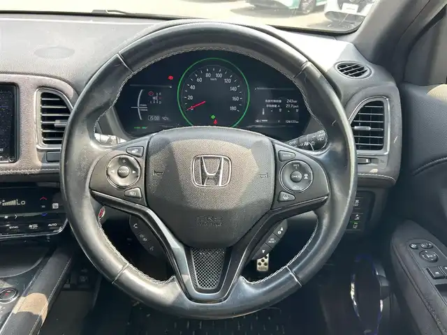 ホンダ ヴェゼル ハイブリッド RS ホンダセンシング 長崎県 2019(平31)年 12.7万km オーロラアメジストメタリック 社外ナビ（BT/AM/FM/DVD/CD/TV)/バックカメラ/ホンダセンシング/USB入力端子/HDMI接続/クルーズコントロール/ドライブレコーダー前方/ETC/純正アルミ/純正フロアマット/前席シートヒーター/横滑り防止装置/レーンキープアシスト/スペアキー/ワンオーナー