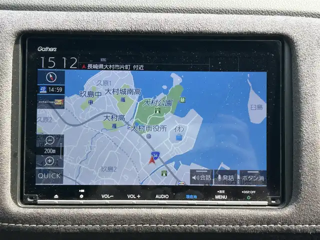 ホンダ ヴェゼル ハイブリッド RS ホンダセンシング 長崎県 2019(平31)年 12.7万km オーロラアメジストメタリック 社外ナビ（BT/AM/FM/DVD/CD/TV)/バックカメラ/ホンダセンシング/USB入力端子/HDMI接続/クルーズコントロール/ドライブレコーダー前方/ETC/純正アルミ/純正フロアマット/前席シートヒーター/横滑り防止装置/レーンキープアシスト/スペアキー/ワンオーナー