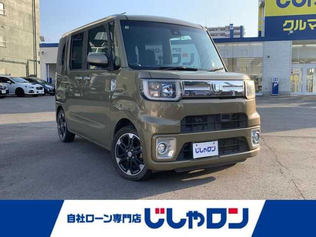ダイハツ ウェイク G ターボ　レジャーエディション SA Ⅱ 福井県 2016(平28)年 8.8万km オフビートカーキM (株)IDOMが運営する【じしゃロン福井店】の自社ローン対象車両になります。こちらは現金またはオートローンご利用時の価格です。自社ローンご希望の方は別途その旨お申付け下さい/純正ナビ（CD・DVD・BT接続可）/フルセグテレビ/バックカメラ/ETC/両側パワースライドドア/LEDヘッドライト