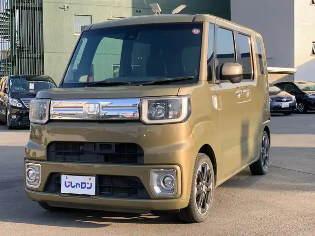 ダイハツ ウェイク G ターボ　レジャーエディション SA Ⅱ 福井県 2016(平28)年 8.8万km オフビートカーキM (株)IDOMが運営する【じしゃロン福井店】の自社ローン対象車両になります。こちらは現金またはオートローンご利用時の価格です。自社ローンご希望の方は別途その旨お申付け下さい/純正ナビ（CD・DVD・BT接続可）/フルセグテレビ/バックカメラ/ETC/両側パワースライドドア/LEDヘッドライト