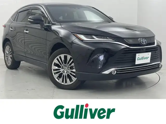 トヨタ ハリアー ハイブリッド 茨城県 2020(令2)年 1.6万km プレシャスブラックパール 純正ナビ/フルセグ視聴可/全方位カメラ/100V充電/ドラレコ/ETC2.0/Bluetooth接続/USB入力端子/電動リアゲート/パワーシート（D＋N席）/シートヒート（D＋N席）/エアシート（D＋N席）/純正AW/純正フロアマット/コーナーセンサー（前後）/オートマチックハイビーム/LEDライト/ステアリングヒーター