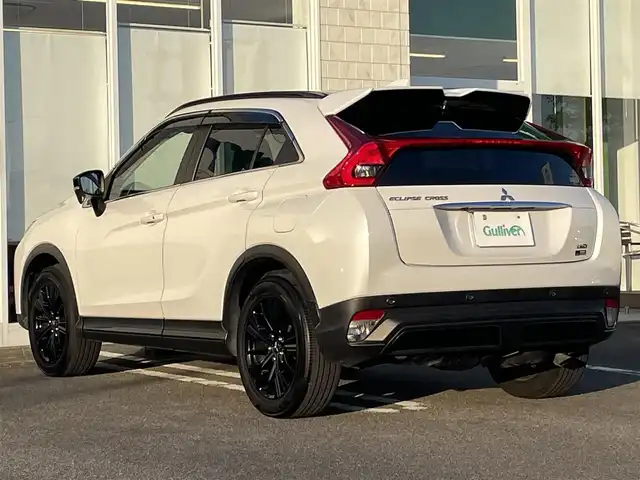 三菱 エクリプス クロス ブラックエディション 宮崎県 2019(令1)年 7.3万km シルキーホワイト 社外ナビゲーション/　AM FM CD BT TV DVD/バックカメラ/衝突軽減ブレーキ/アイドリングストップ/LEDヘッドライト/フォグランプ/スマートキー/プッシュスタート/レーンキープアシスト/スマートキー/プッシュスタート/ウィンカーミラー/電動格納ミラー