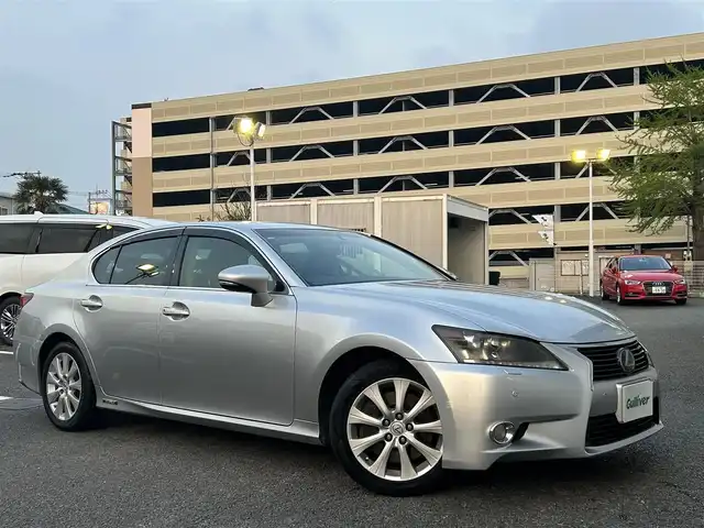 レクサス ＧＳ 450h 静岡県 2012(平24)年 9.9万km シルバー 純正オーディオ/純正ナビ/純正アルミホイール/電動シート/スマートカードキー/バックカメラ/6速マニュアル付きAT