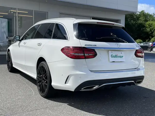 メルセデス・ベンツ Ｃ２００ 4マチック ローレウスED スポーツプラスPKG 青森県 2019(令1)年 4.3万km ポーラホワイト メモリー付パワーシート(D席/N席)/純正ナビ/バックカメラ/アイドリングストップ/ASCD/プッシュスタート/ETC/パワーバックドア/EPS/アクティブブレーキアシスト/レーンチェンジアシスト/ヒーターシート/インテリジェントキー