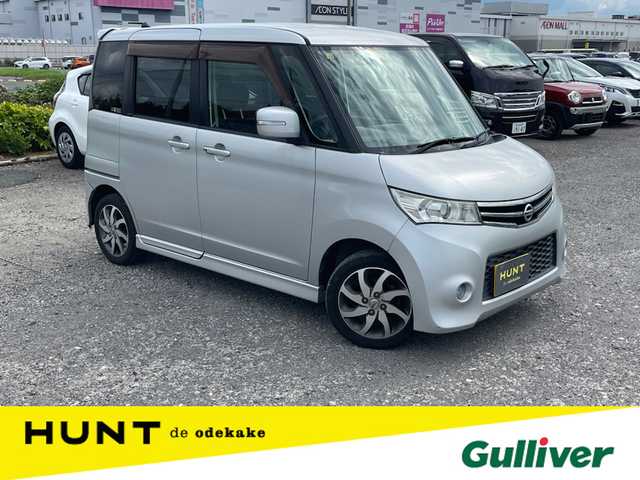 日産 ルークス ハイウェイスター 千葉県 2009(平21)年 10.9万km シルキーシルバーメタリック 純正ナビ7インチナビ/ETC/片側パワースライド/ドアバイザー/フォグランプ/電動格納ミラー