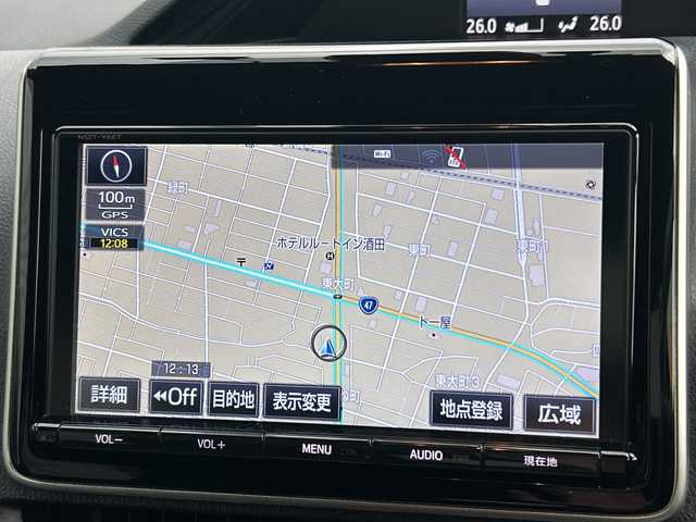 トヨタ ノア ハイブリッド Si ダブルバイビー 山形県 2016(平28)年 10.4万km ブラック 純正SDナビ/・フルセグTV/AM/FM/DVD/Bluetooth/衝突被害軽減ブレーキ/ドライブレコーダー/両側パワースライドドア/バックカメラ/レーンキープアシスト/クルーズコントロール/プリクラッシュセーフティ/オートライト/オートハイビーム/ETC/スマートキー/スペアキー/フォグランプ/冬タイヤ積載