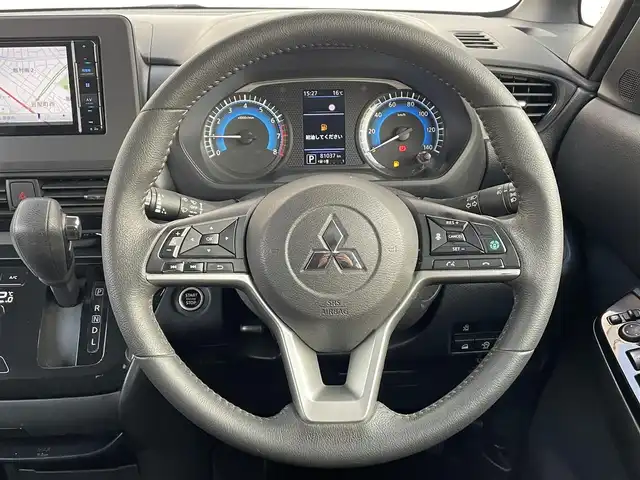 三菱 ｅＫクロススペース G 愛知県 2020(令2)年 8.1万km アメジストブラック/シルキーホワイト 社外SDナビ/Bluetooth　フルセグTV　バックカメラ/ヒルディセントコントロール/マイパイロット/ルーフキャリア/ドライブレコーダー/電動サイドブレーキ/社外フロアマット/純正アルミホイール/電動格納ミラー/コーナーセンサー